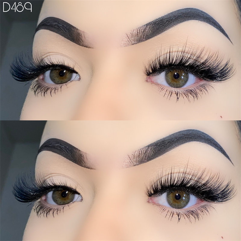 3D व्हॉल्यूम कॅट-आय लॅशेस स्ट्रिप फेक आयलॅशेस