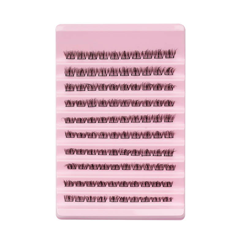 DD कर्ल लॅश एक्स्टेंशन 100pcs Wispy eyelash क्लस्टर्स